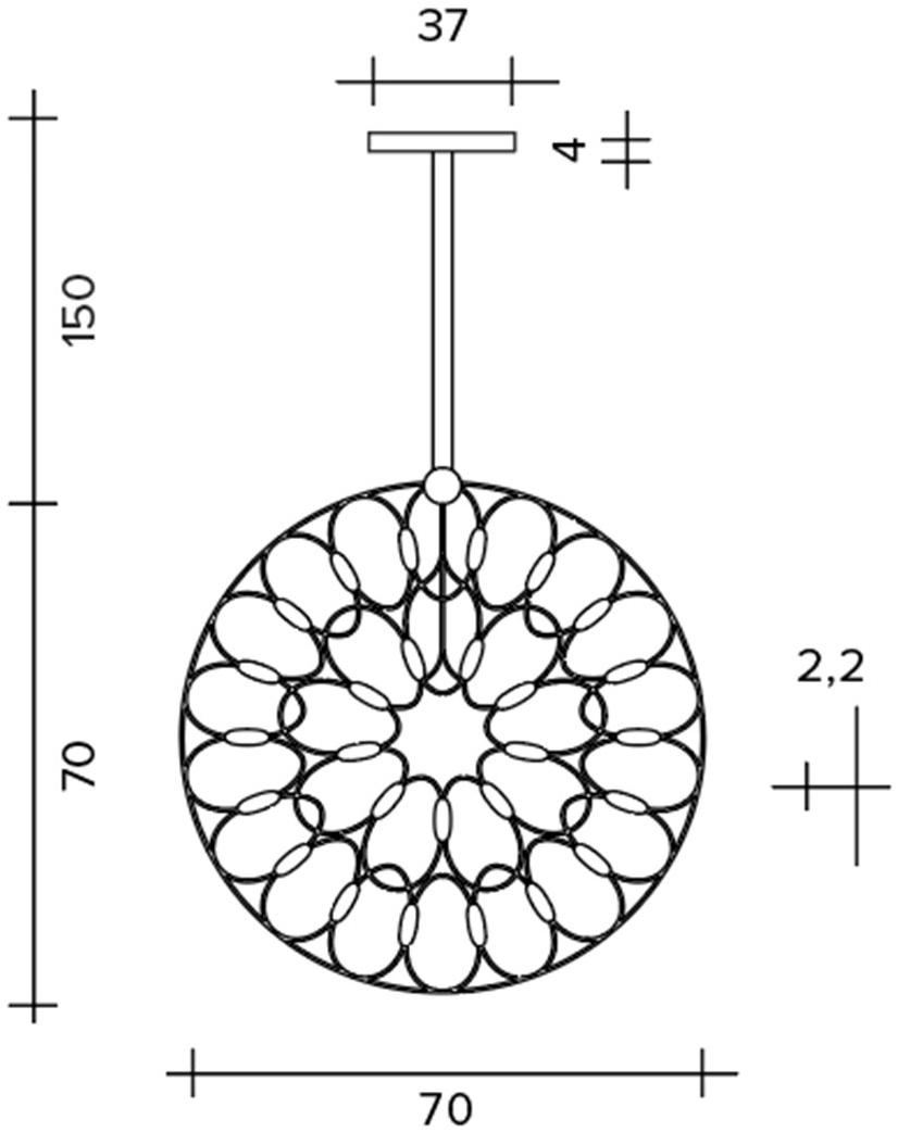Urban Светодиодный подвесной светильник из стали Lafra sun-id-1405414 - Вид №16