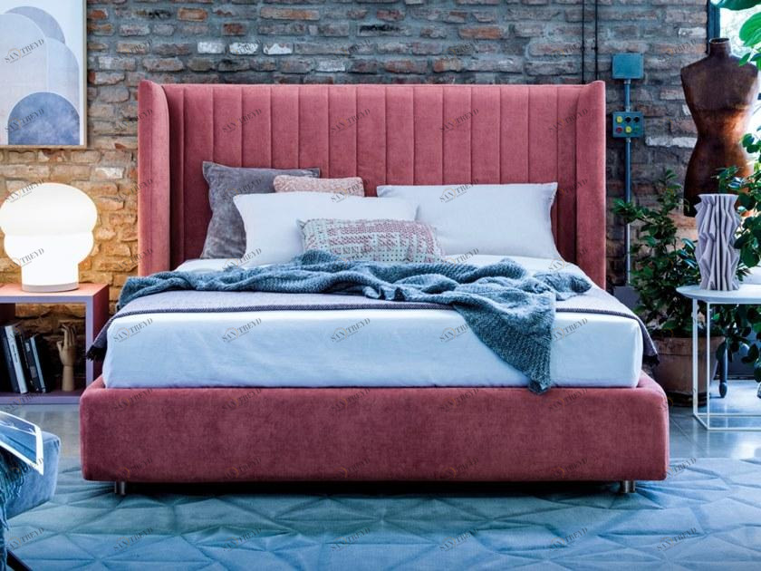 Frauflex Двуспальная кровать с высоким изголовьем sun-id-1502744