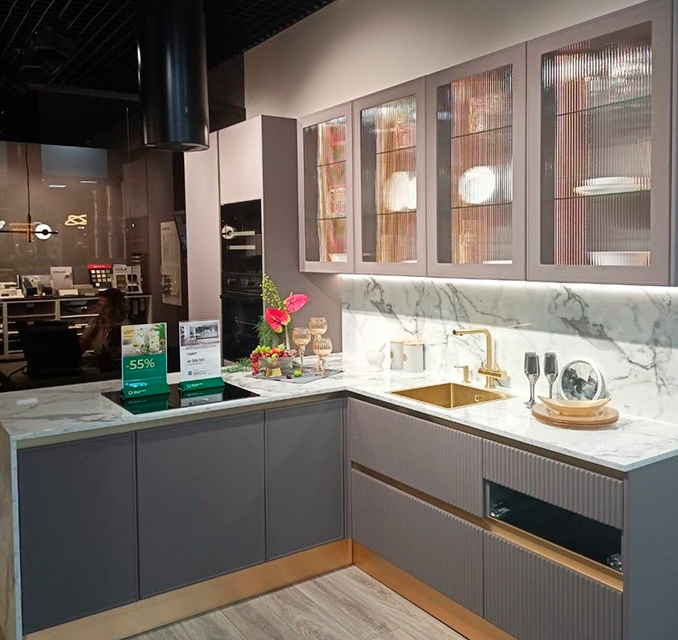 Столешницы для кухни - Мрамор бианко LIGRON LIST403 318 - Вид №48