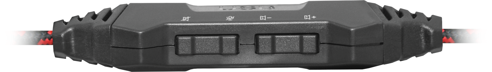 64146 игровая гарнитура warhead g-450 usb, подсветка, кабель 2,3 м Defender Santreyd  - Вид №4