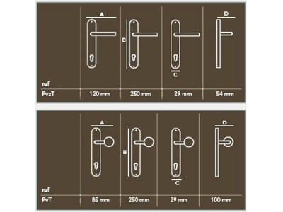 Ручка на пластине с насадкой Dauby Pure® ARCH-00136164 - Вид №1