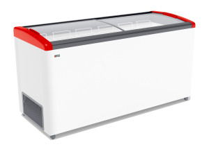 1229598 Морозильный ларь Frostor Gellar FG 600 E белый, красный