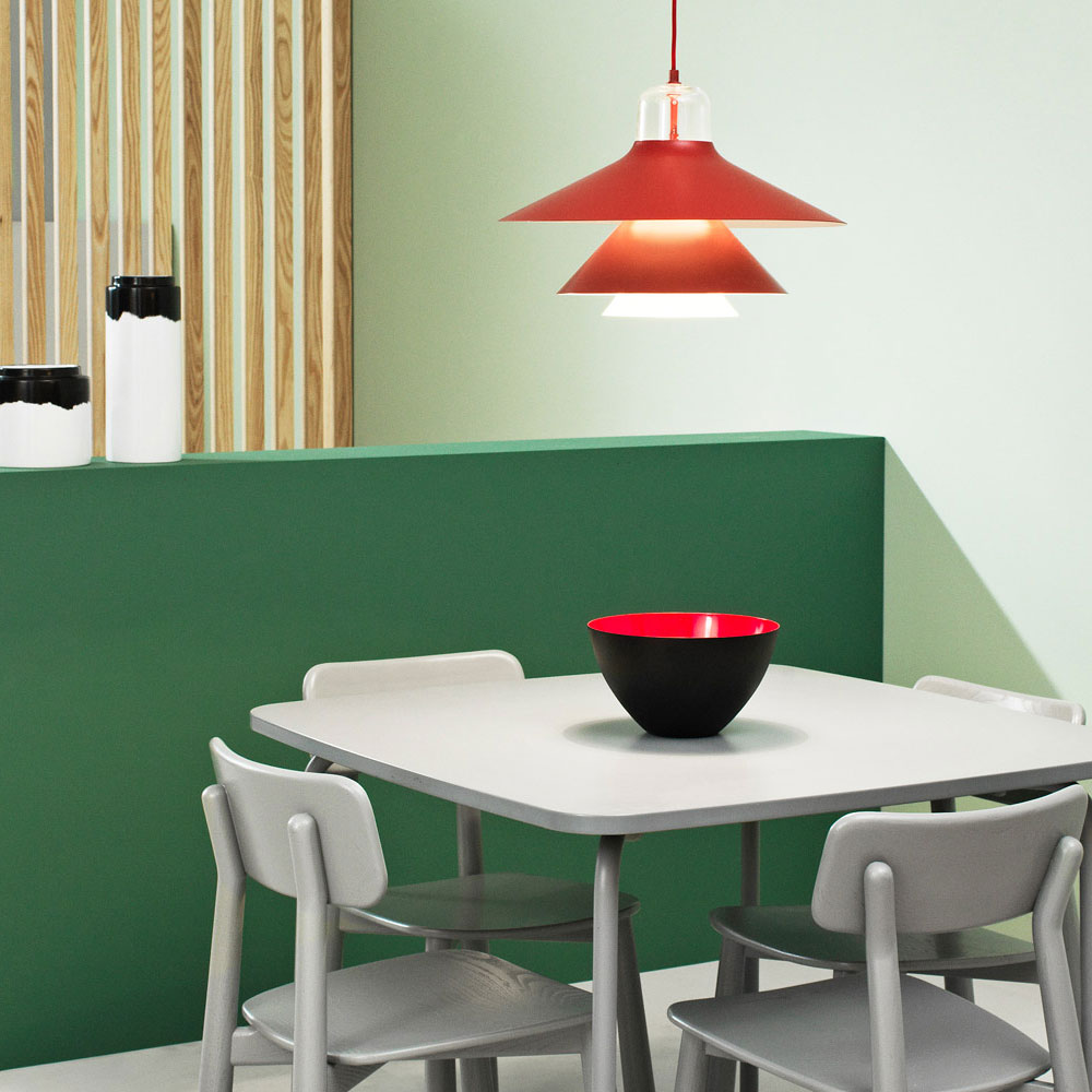 Подвесной светильник Ikono 17 x D20 см, красный Normann Copenhagen 502302 - Вид №1