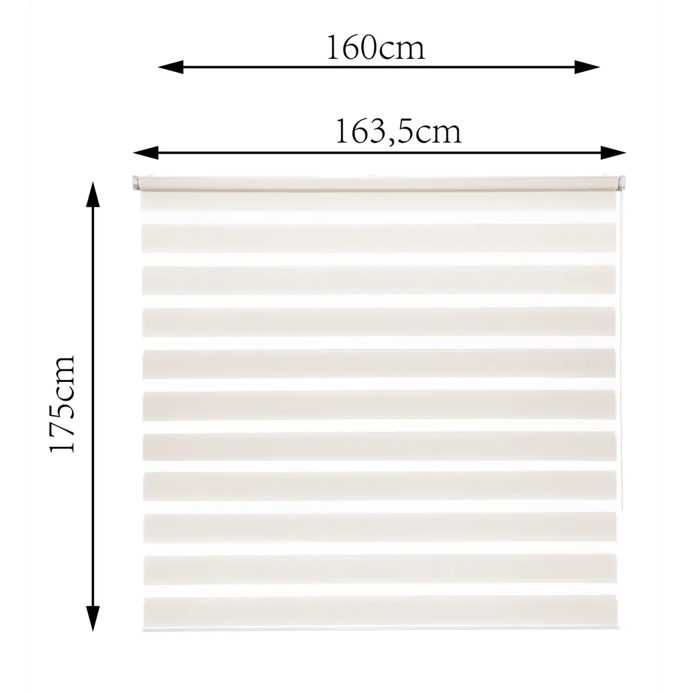 INSPIRE Peter - Рулонная штора день-ночь с регулировкой освещения 160×175 см 85225671 STLM-0060105 - Вид №2
