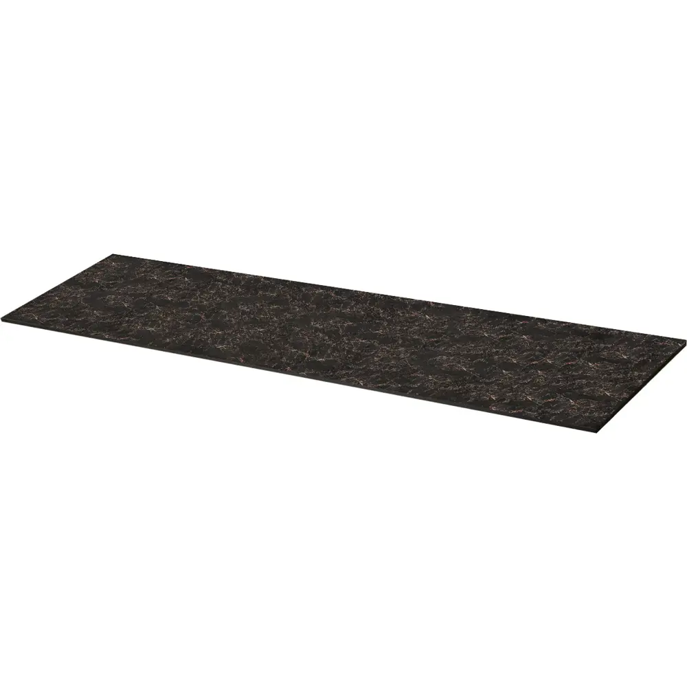 Столешница Компакт Мрамор 300x60x1.6 см HPL пластик цвет чёрный Santreyd STLM-2097790 - Вид №3