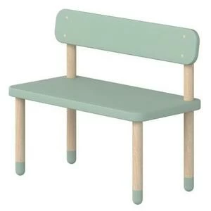 Скамья со спинкой Flexa Play, мятно-зеленая