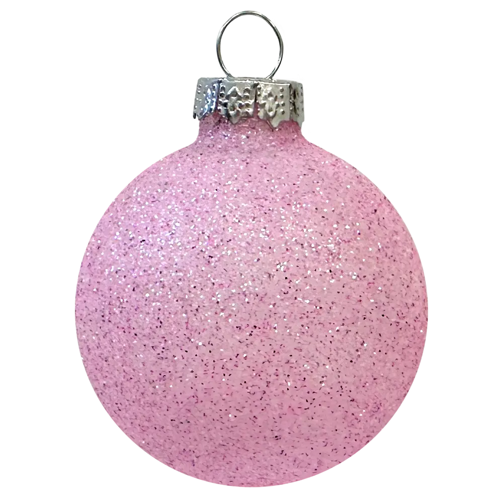 89381651 Набор елочных украшений Подвес ø5 см стекло розовый 26 шт. STLM-1370751 Santreyd  - Вид №1