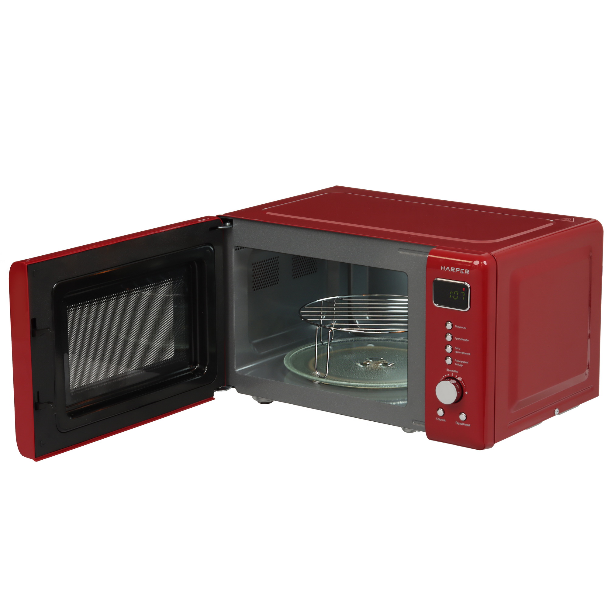9196916 Микроволновая печь Harper HMW-20ST04 Red красный STDN-0034812 - Вид №4