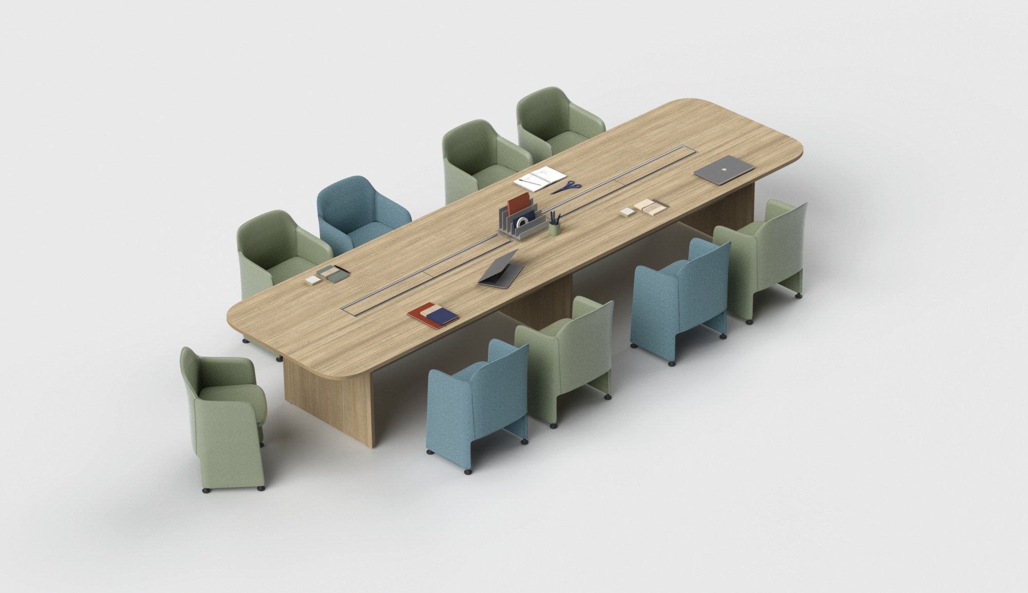 Тканевый стул для конференций с подлокотниками Kastel Key Meet ARCH-00142067 - Вид №4