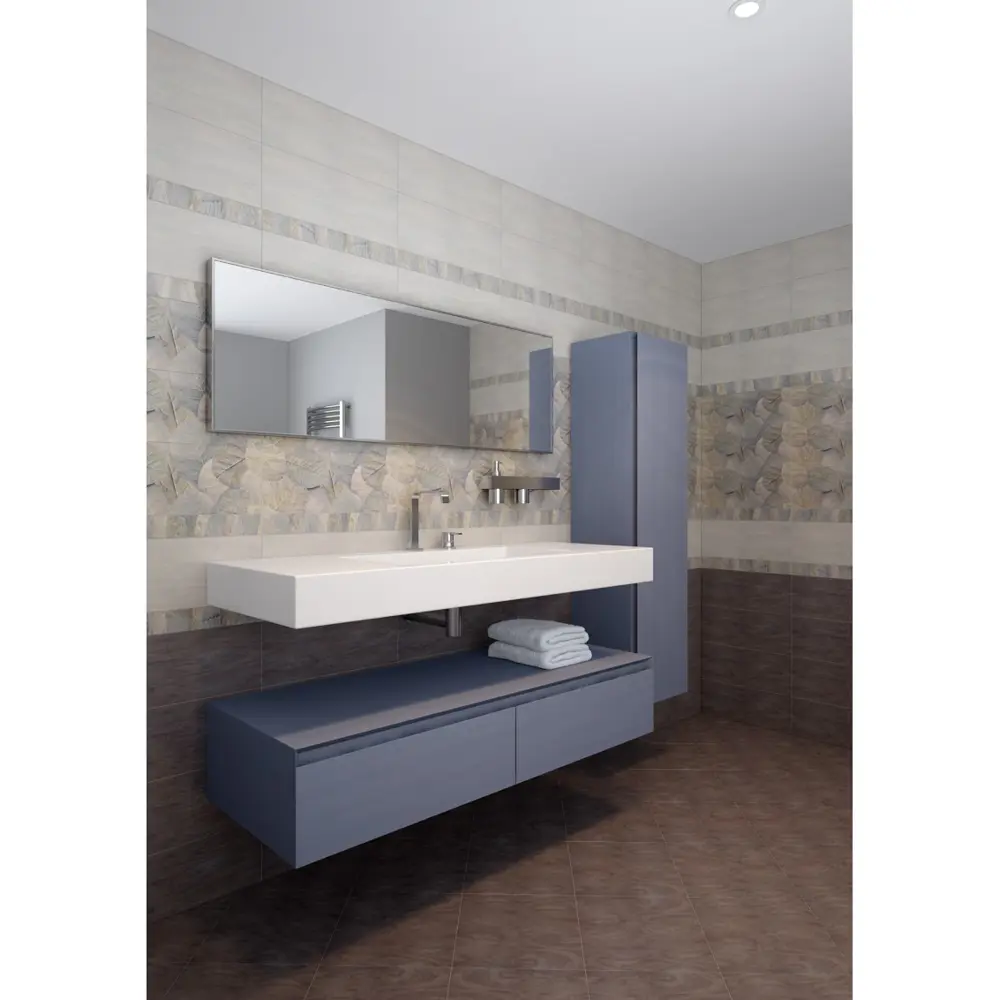 Бордюр «Albero Folglie» 50.5х6.2 см цвет коричневый Azori STLM-2023537 - Вид №3