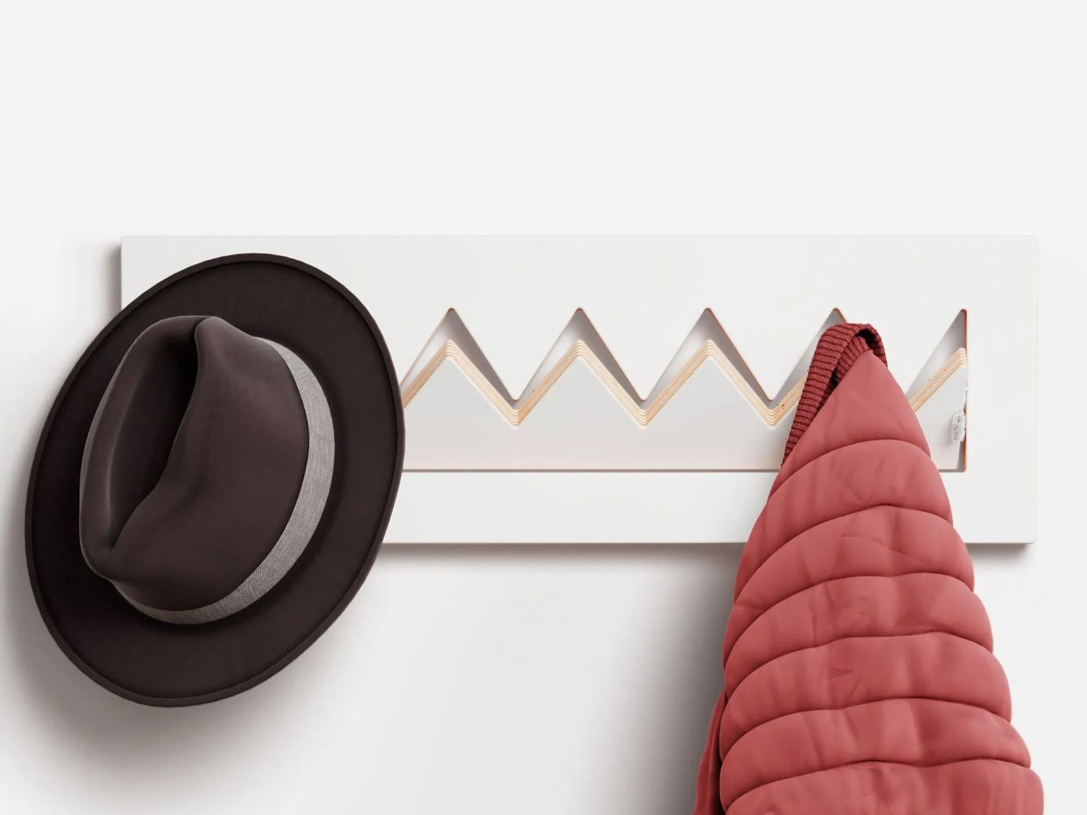 Вешалка для одежды из фанеры AMBIVALENZ Fläpps Crownhäng 60x20-1 ARCH-00002796