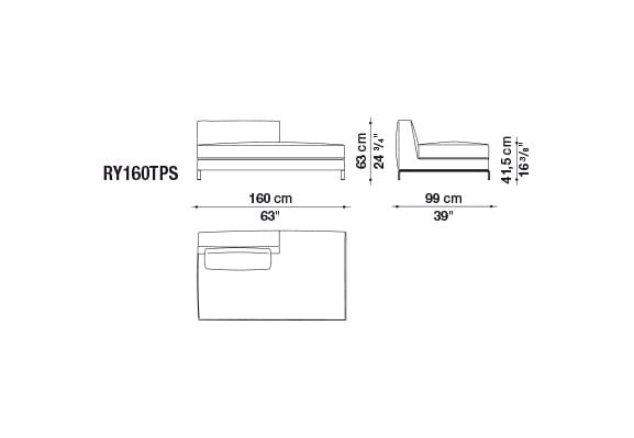 Угловой диван из ткани B&B Italia ARCH-00050600 - Вид №10