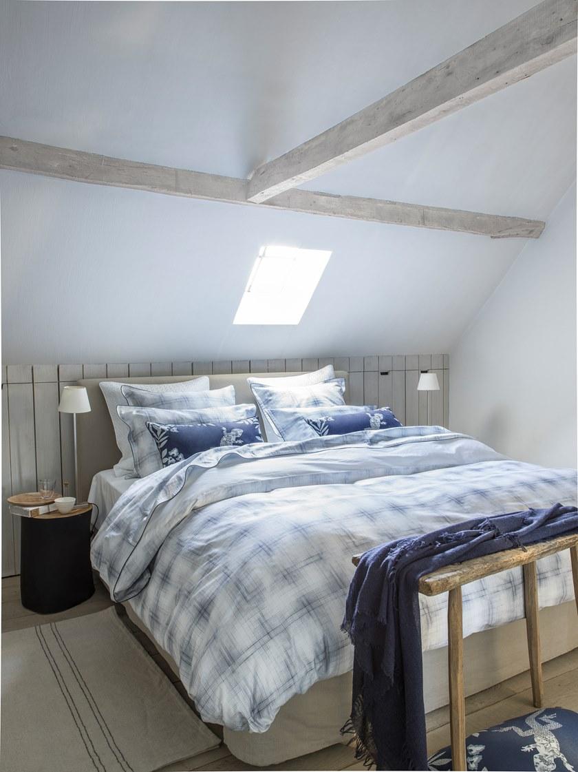 Alexandre Turpault Печатные хлопковые простыни Empreintes sun-id-1406036 - Вид №1