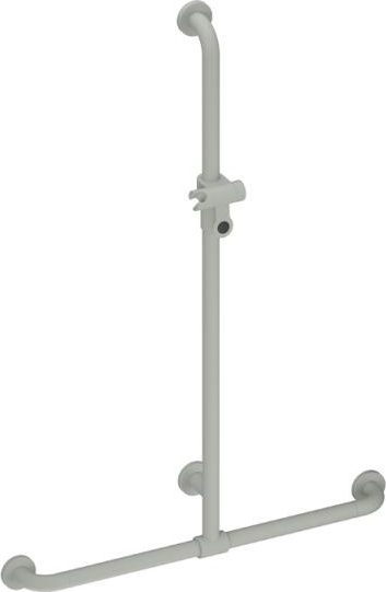 801.35B450 Поручень для душа с выдвижным держателем для душа HEWI Edition matt | Polyamid  - Вид №1