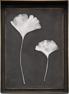 10612069 Michael Aram Панно Michael Aram "Листья гинкго" 26х35см (серебрист.) Алюминий