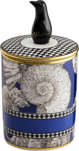 10647774 Richard Ginori Шкатулка цилиндрическая с крышкой TOTEM Фарфор