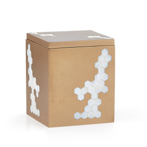 VB-HEX-GLD-CN Шестигранная золотая канистра Labrazel