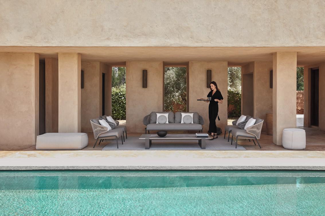 MNST17 1 мест. кресло лава серебро Manutti Radius - Вид №1