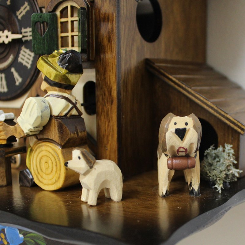 Часы настенные коричневые с кукушкой Sars 8MT SARS ДИЗАЙНЕРСКИЕ 00-3967471 Коричневый  - Вид №5