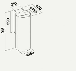 Falmec Стальной островной капот с активированным углем White sun-id-1515843 - Вид №1