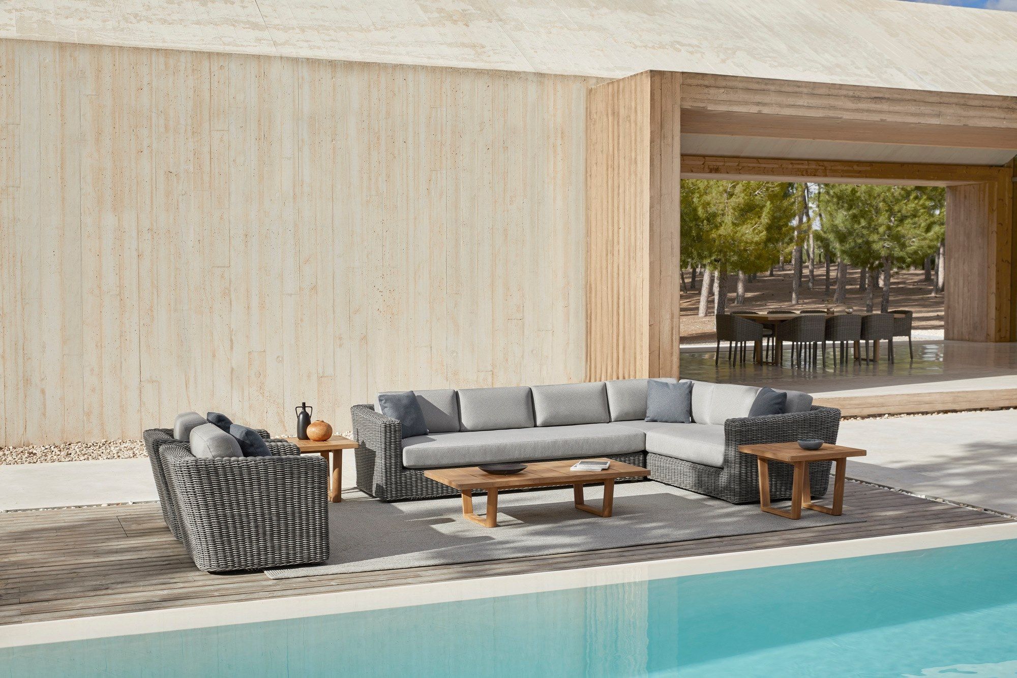 Квадратный стол из тикового дерева POINT Heritage ARCH-00119854 - Вид №4