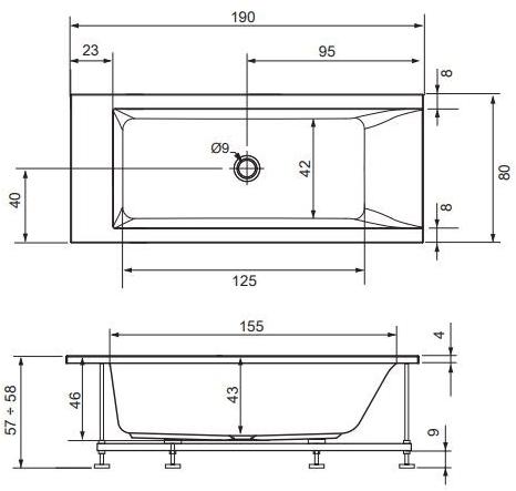 Gruppo Geromin Акриловая ванна Whirlpool sun-id-1427225 - Вид №9