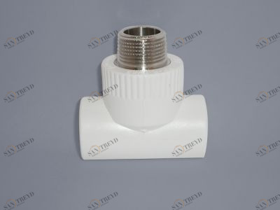 Тройник комбинированный (нар.рез.) 25-3/4 PP-R PROAQUA 271106