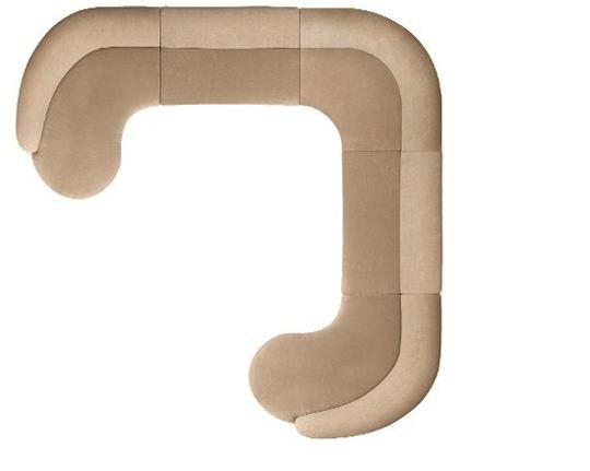 Hamilton Conte Paris Модульный диван из ткани sun-id-1391538 - Вид №10