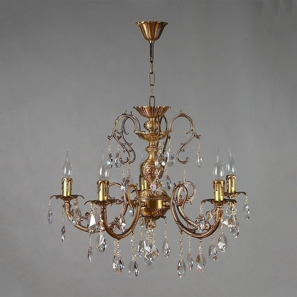 096904 Люстра Ambiente 5L 8888/5 AB Tear Drop Mantra Alicante