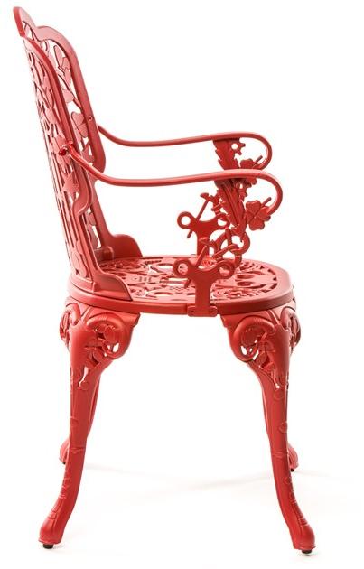 Seletti Садовый стул из алюминия с подлокотниками Industry 18684 - Вид №2