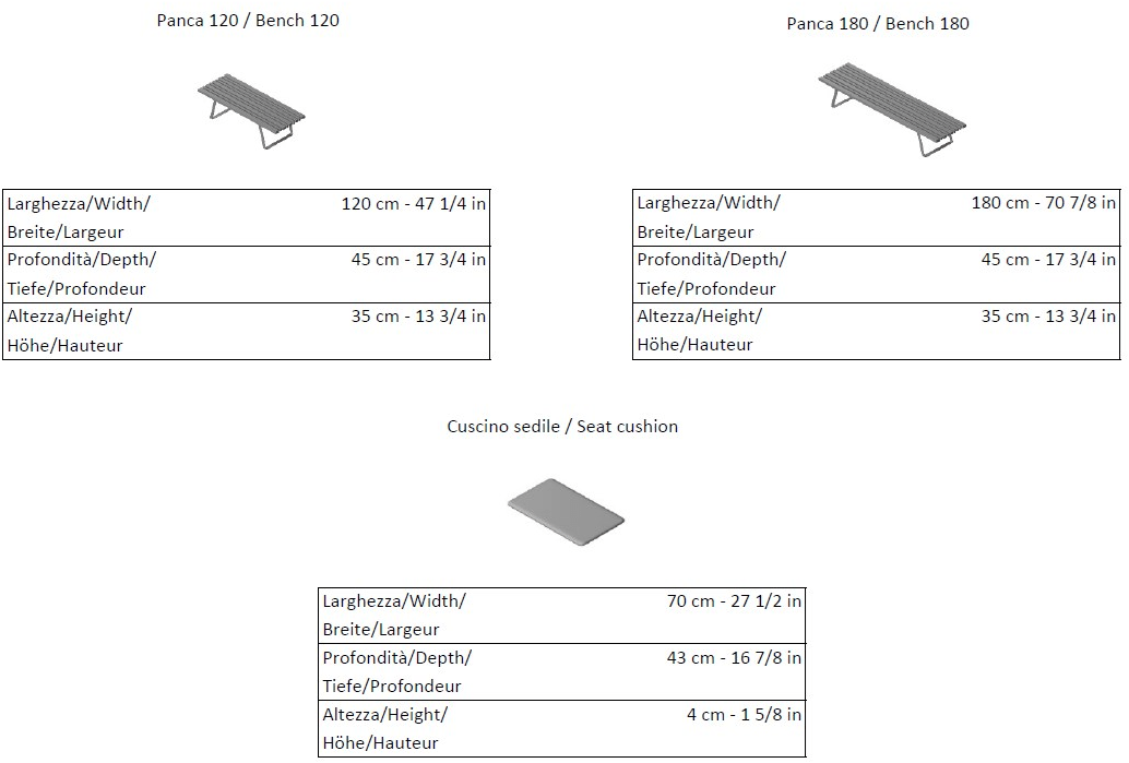 La Cividina Скамья / журнальный столик из ясеня Line bench sun-id-1475335 - Вид №13