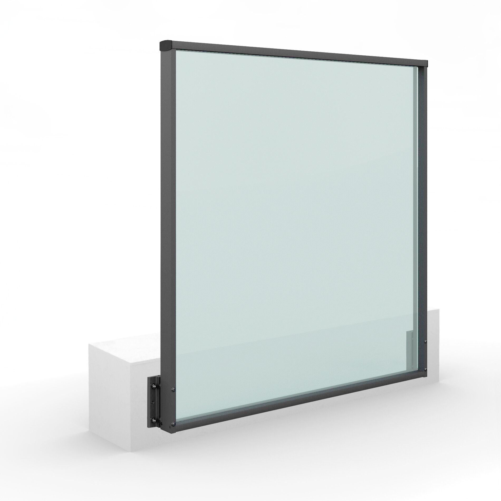 Перила из алюминия и стекла ALUVETRO модульная балюстрада ARCH-00094799 - Вид №10