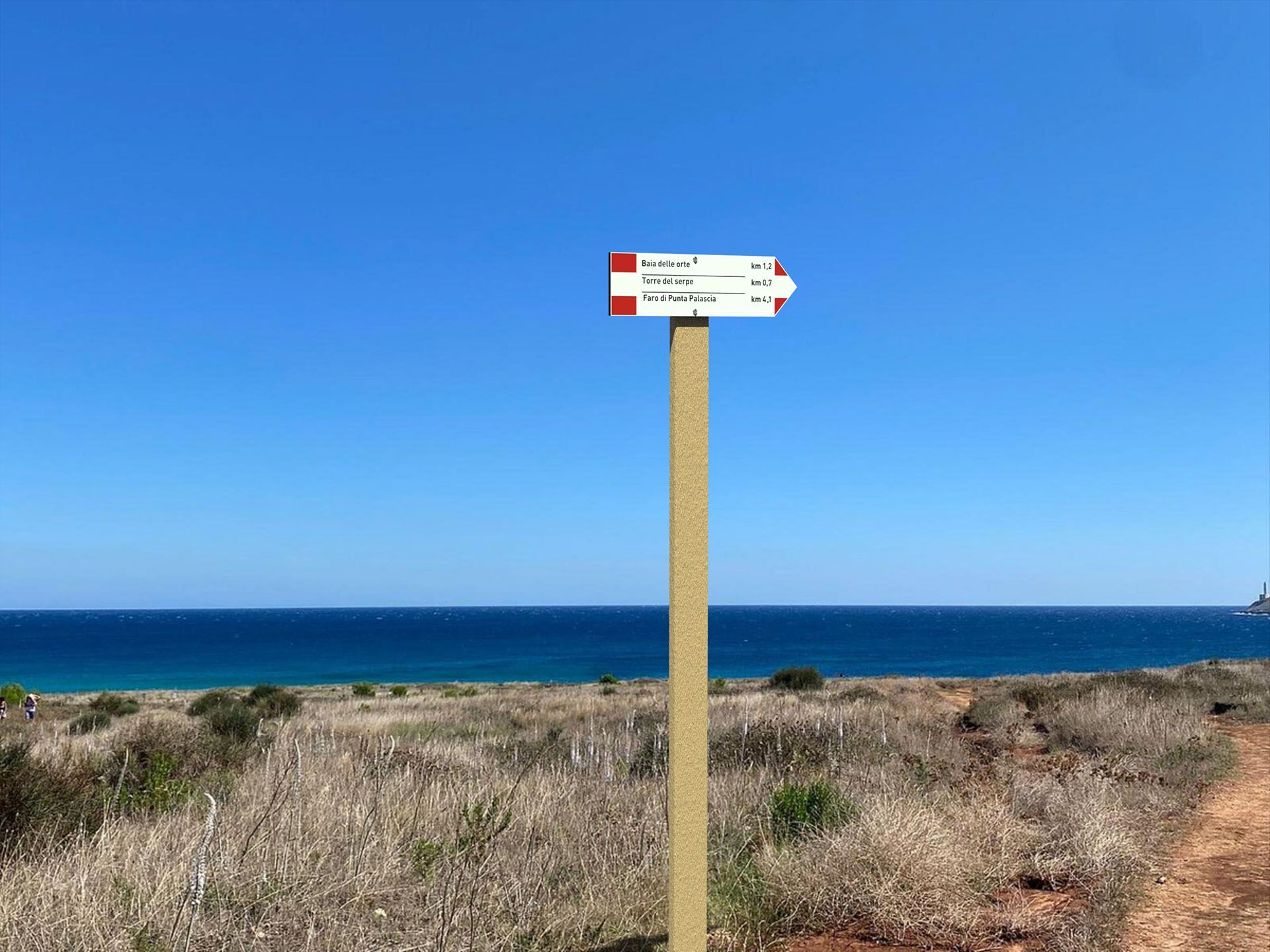 Деревянный столб WPC для дорожек Lazzari Palo per sentieristica ARCH-00101384 - Вид №1