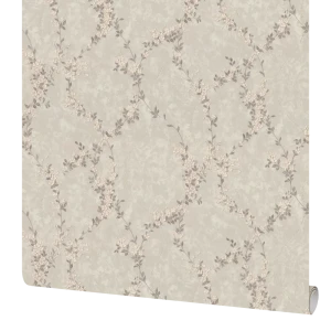 Обои флизелиновые Московская обойная фабрика Офелия бежево-серые 1.06 м 4264-4