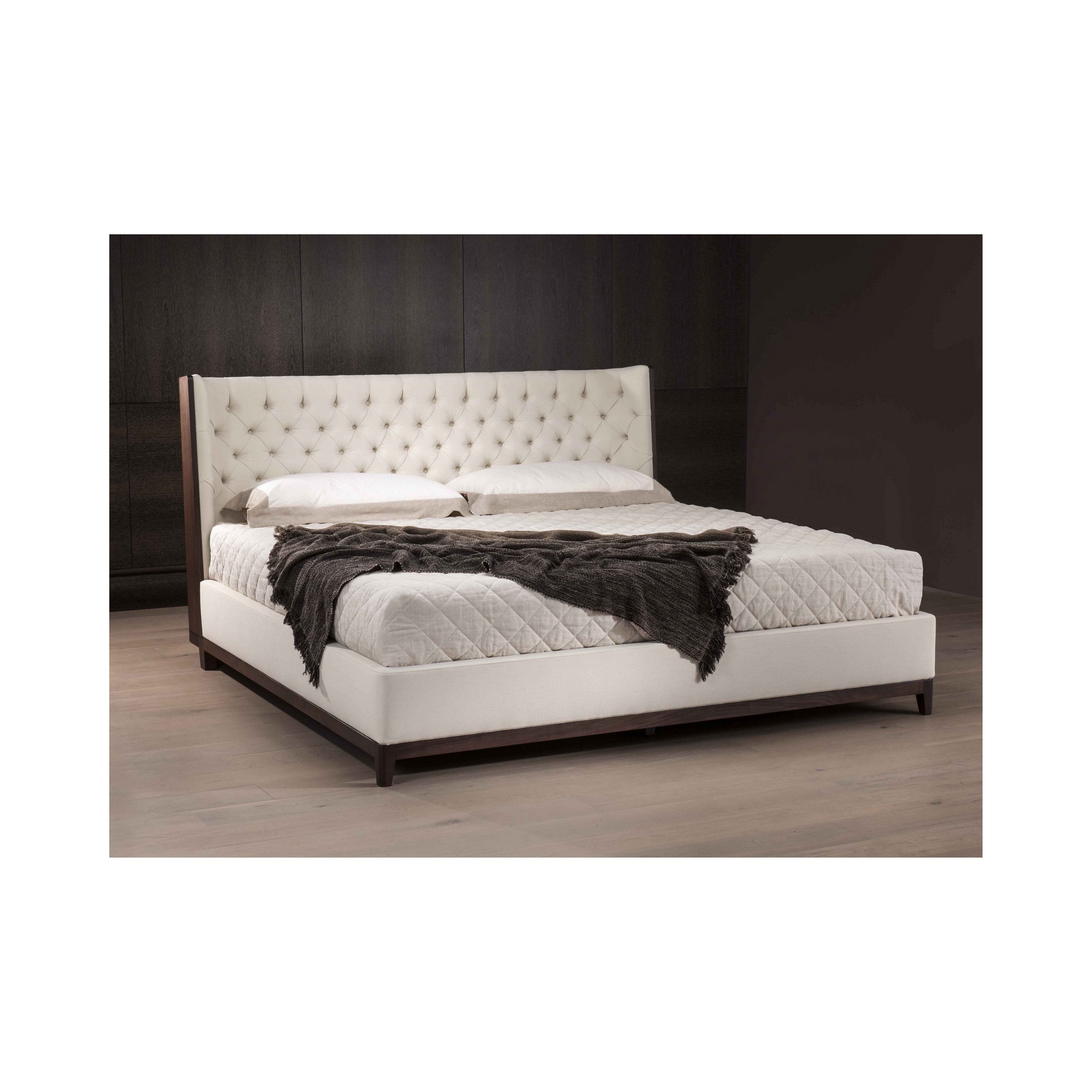 Кровать / NISHA WOOD TUFT BELLAVISTA sun-id-375744 - Вид №1