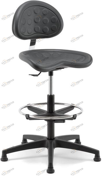 Linea Fabbrica Офисный табурет со спинкой и подставкой для ног Tractor sun-id-1396445