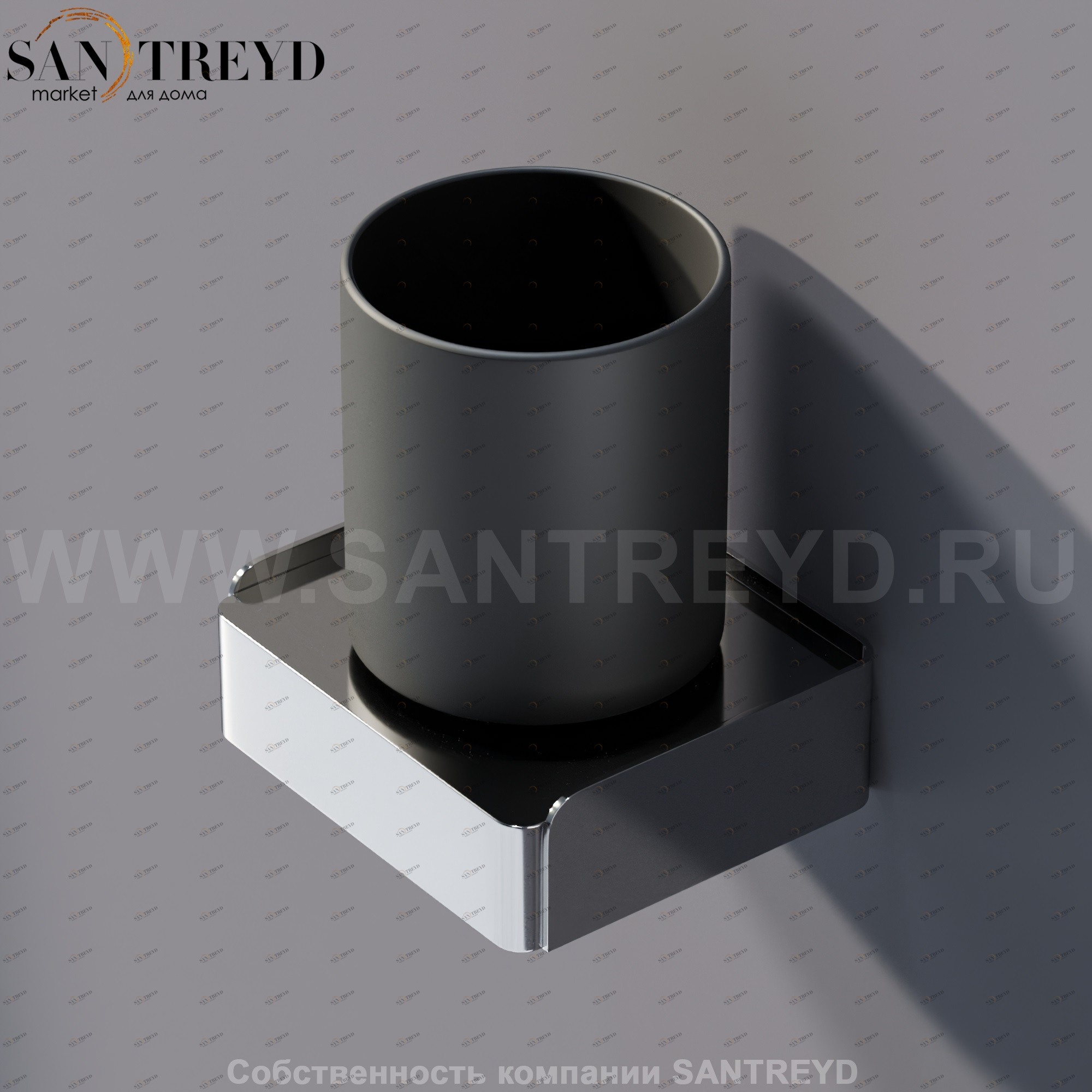 Agape MACH Держатель для зубных щеток хромированный AMAC0655A