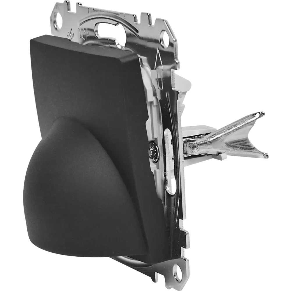 Вывод кабеля встраиваемый Systeme Electric Sedna цвет антрацит STLM-2172753 - Вид №4