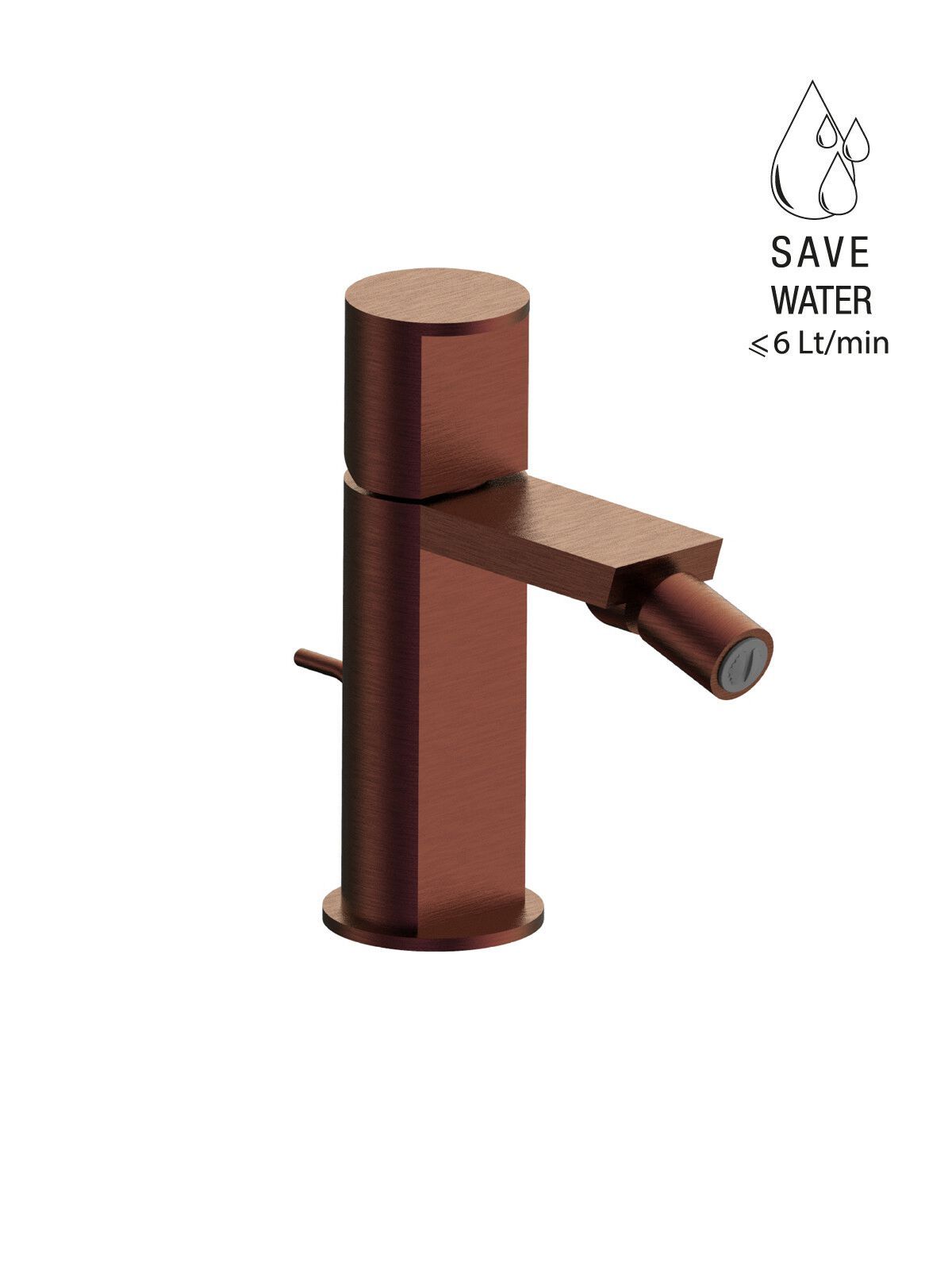 Однорычажный смеситель для биде из нержавеющей стали Rubinetterie Frattini Borgia ARCH-00045955 - Вид №5