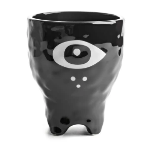 Стакан для зубных щёток Irony «Глаз» цвет чёрный