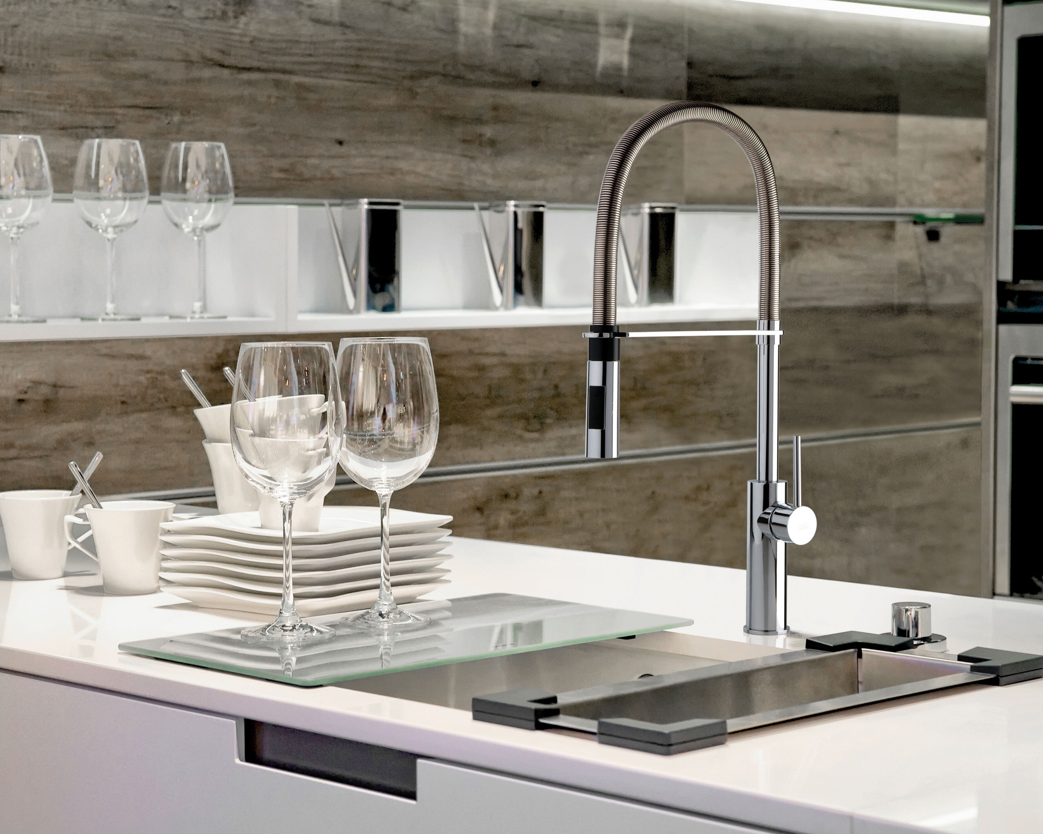 Кухонный смеситель для пола RUBINETTERIA PAFFONI Light ARCH-00103761