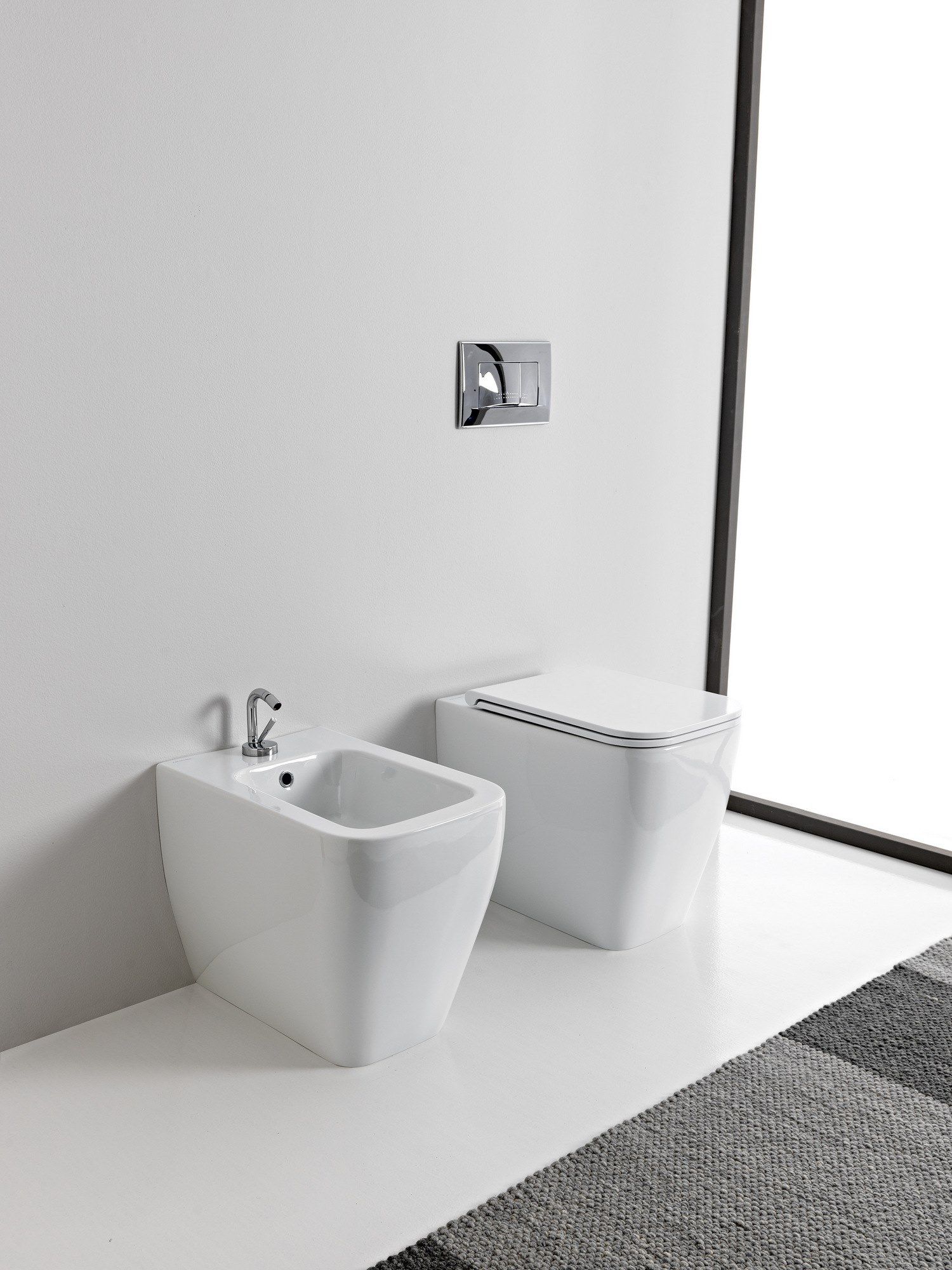 Напольный керамический туалет Scarabeo Ceramiche Теорема 2.0 ARCH-00011170 - Вид №1