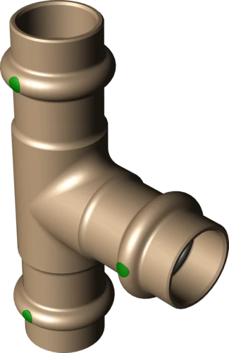 314 163 Модель 2218 Трубопроводные системы  Profipress  Тройники Santreyd  - Вид №2