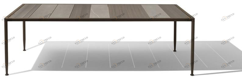 Giorgetti Прямоугольный садовый стол Gea sun-id-1392427