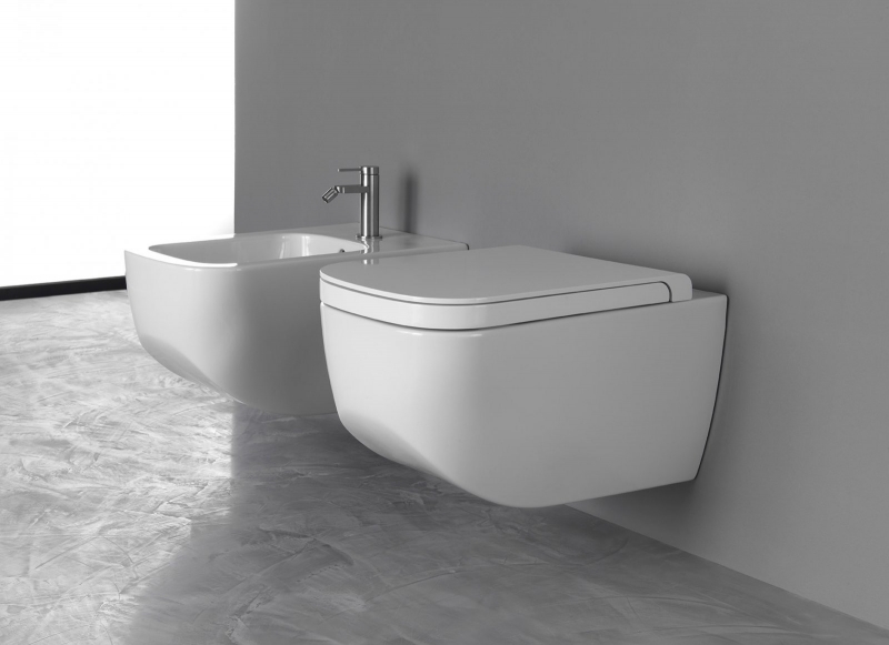 Y1F101 Next подвесной унитаз без оправы PURE RIM Hatria  - Вид №3