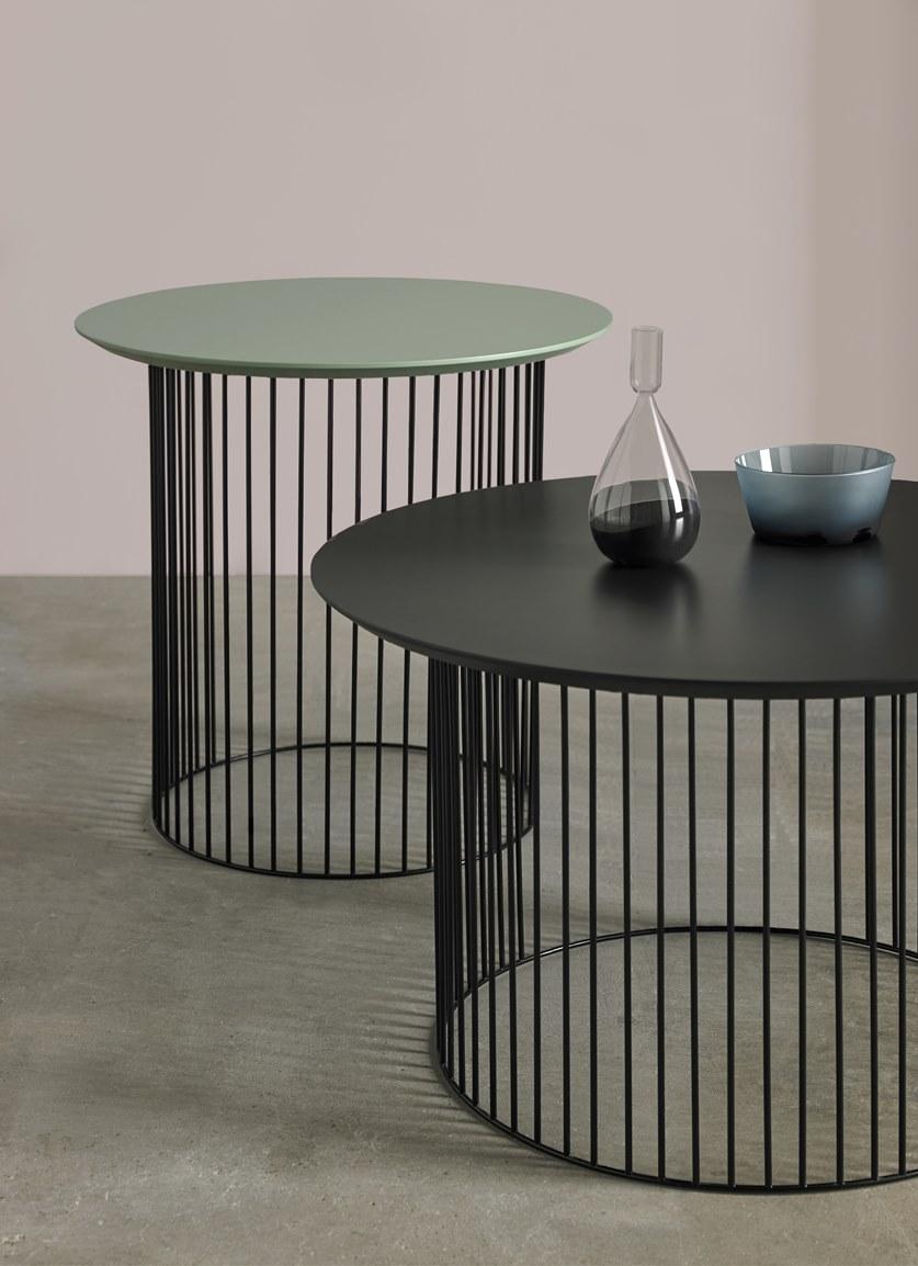 Kendo Mobiliario Низкий круглый журнальный столик из стали и дерева sun-id-1394498 - Вид №2