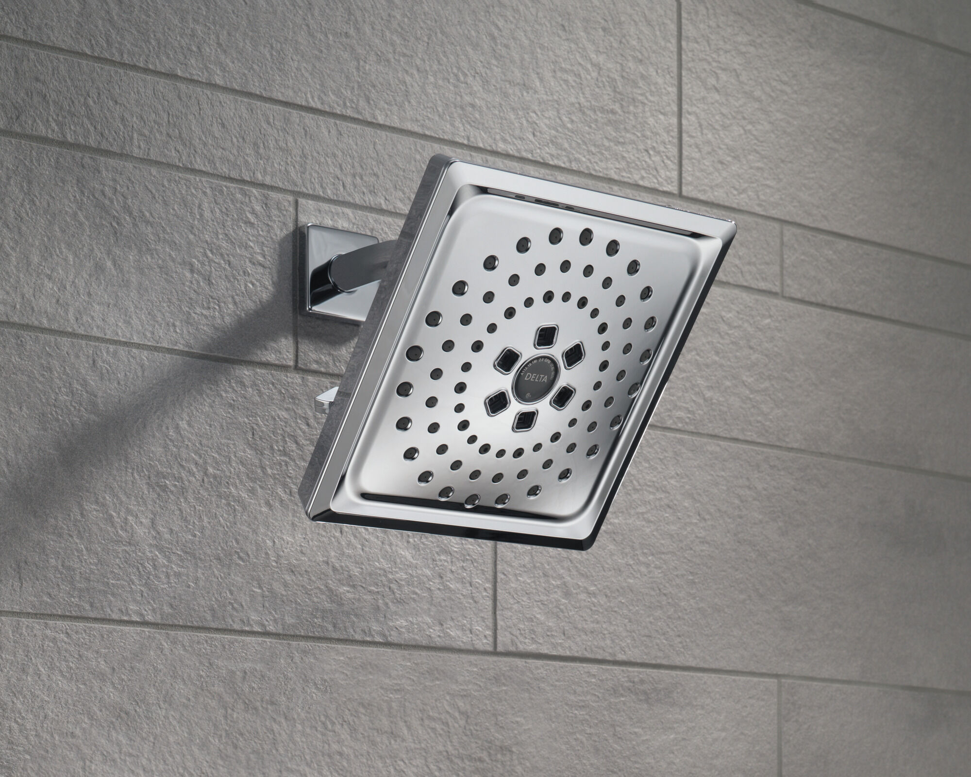 75355C H2Okinetic® 3-х позиционная душевая лейка Raincan Delta Faucet DELTA Хром - Вид №5