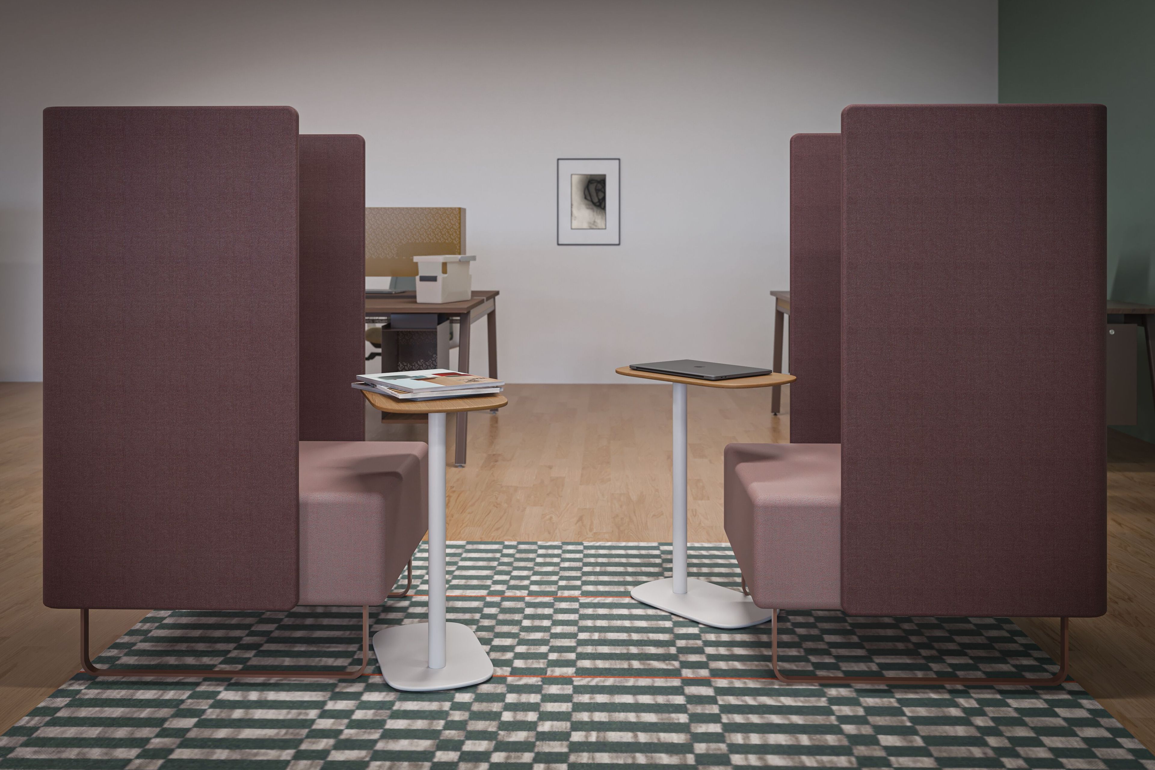 Остров офис модульная мультимедийная ткань Haworth Riverbend ARCH-00100131 - Вид №3