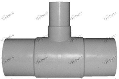 SANIT 111691517 Тройник 90 °, полипропилен, SDR 11, длинный, уменьшается 