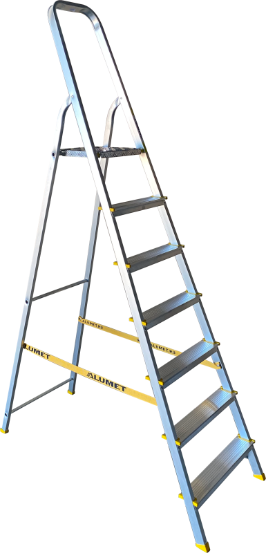 Стремянка алюминиевая анодированная 7 ст.